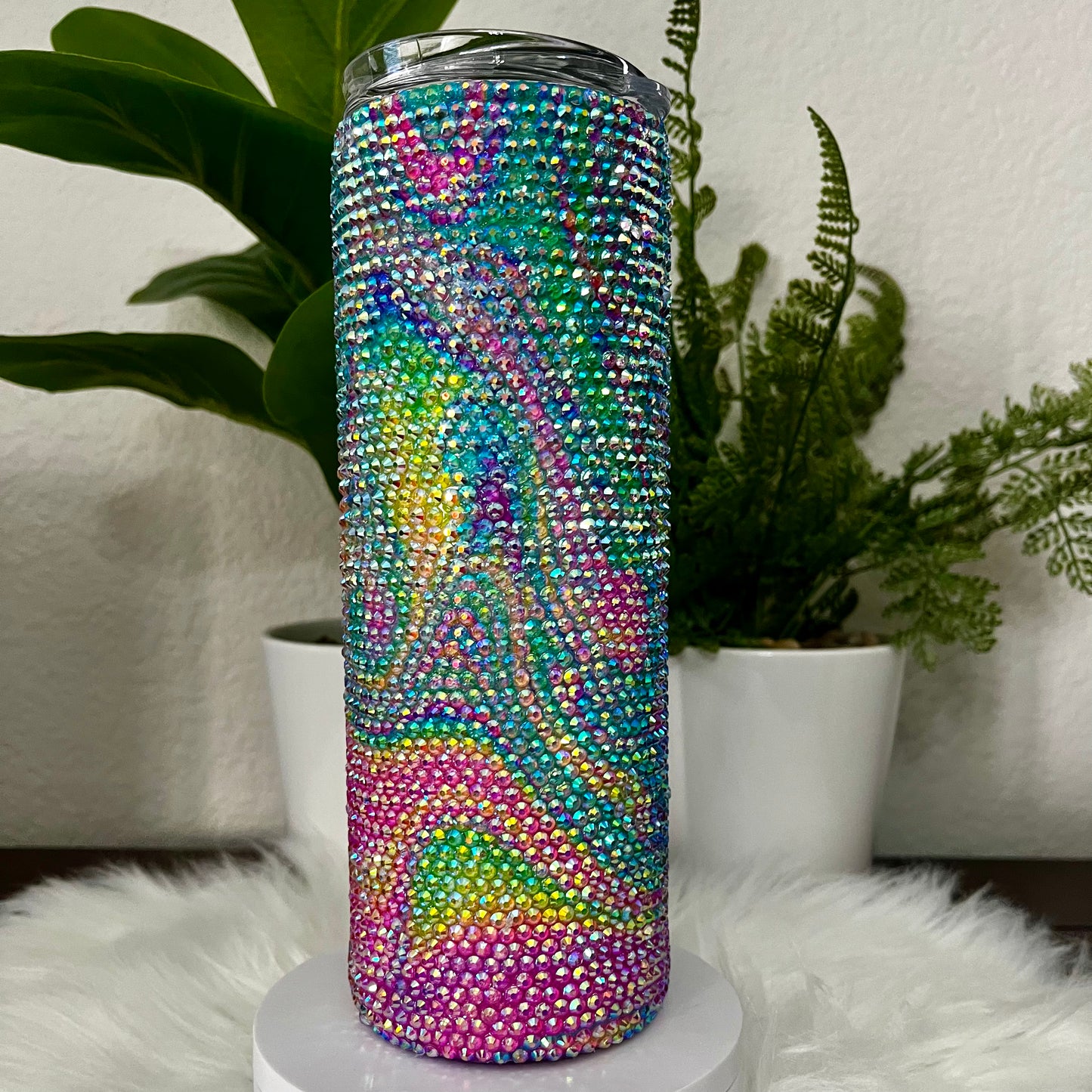 Rhinestoned Swirl